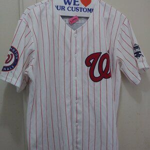 Washington Nationals MLB Jersey (Fight till the Finish)